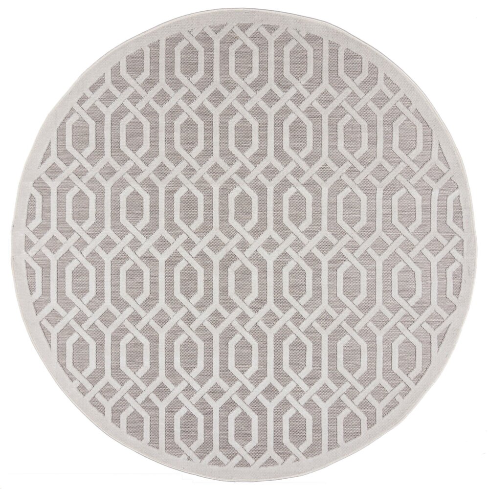 Rund Outdoor-Teppich - Mataro Creme/beige