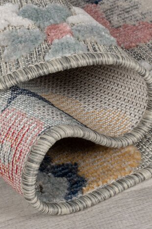 Teppich In & Outdoor - Flora Grau/multi Teppich In & Outdoor - Flora Grau/multi
