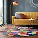 Rund bunter Teppich - Dynamic Multi Rund bunter Teppich - Dynamic Multi