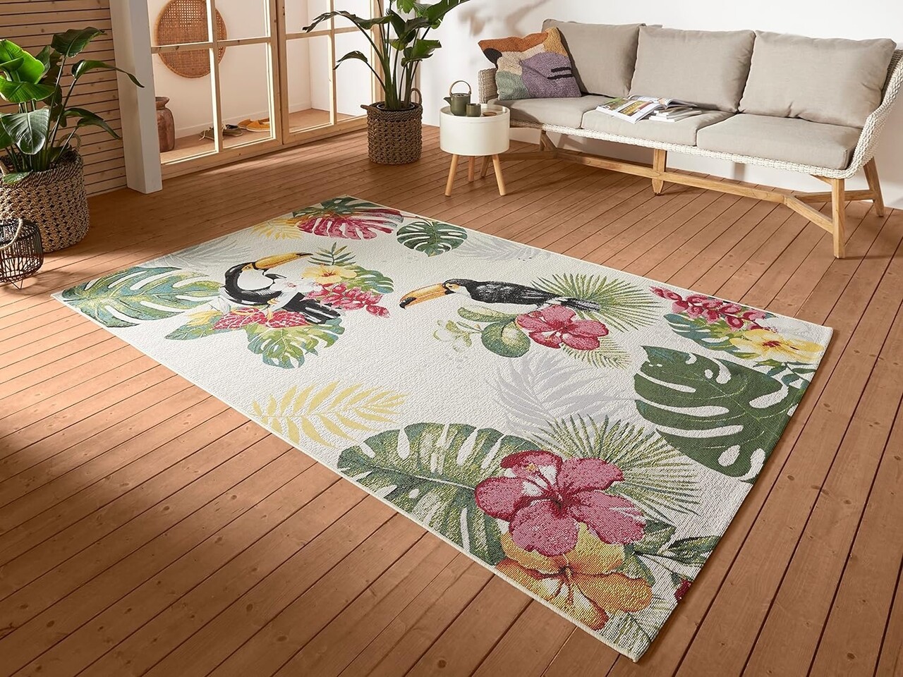 Teppich In & Outdoor - Tropical Multicolour Teppich In & Outdoor - Tropical Multicolour