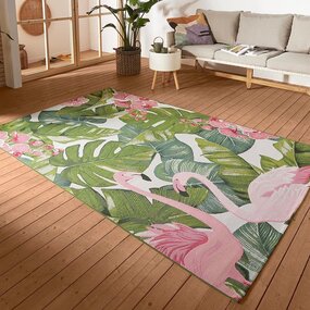 Teppiche In & Outdoor - Tropical Flamingo Multicolour Teppiche In & Outdoor - Tropical Flamingo Multicolour