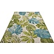 Teppich In & Outdoor - Tropical Leaves Grün/blau Teppich In & Outdoor - Tropical Leaves Grün/blau