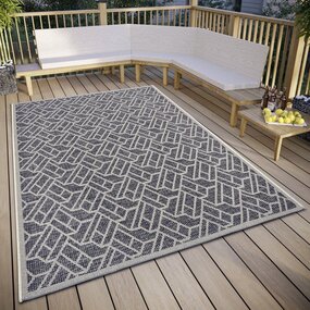 Outdoor-Teppich - Eru Grau/beige Outdoor-Teppich - Eru Grau/beige
