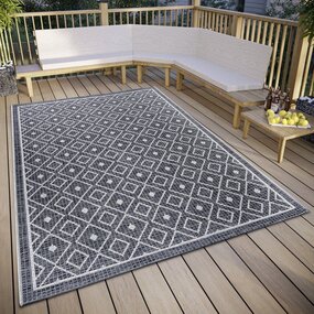 Outdoor-Teppich - Lahal Grau Outdoor-Teppich - Lahal Grau