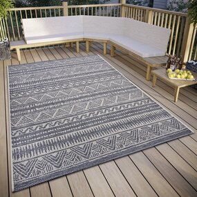 Outdoor-Teppich - Loto Grau/beige Outdoor-Teppich - Loto Grau/beige