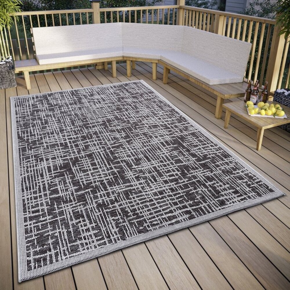 Outdoor-Teppich - Telu Grau/anthrazit Outdoor-Teppich - Telu Grau/anthrazit