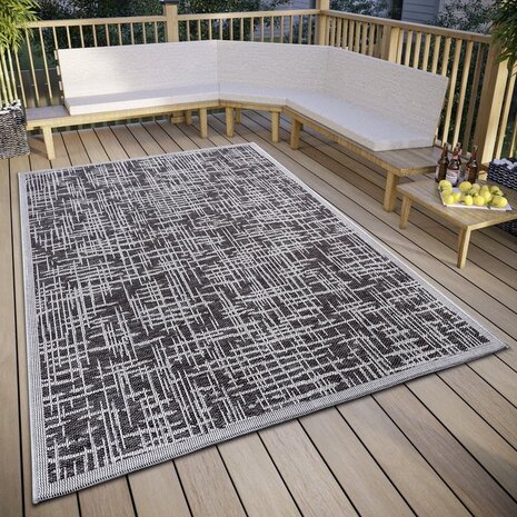 Outdoor-Teppich - Telu Grau/anthrazit Outdoor-Teppich - Telu Grau/anthrazit