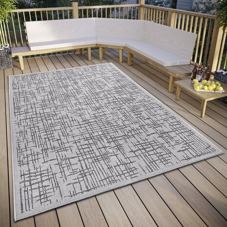 Outdoor-Teppich - Telu Grau