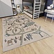 Kinderteppich - Adventures Zoo Braun/grau Kinderteppich - Adventures Zoo Braun/grau
