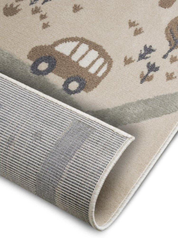 Kinderteppich - Adventures Zoo Braun/grau Kinderteppich - Adventures Zoo Braun/grau