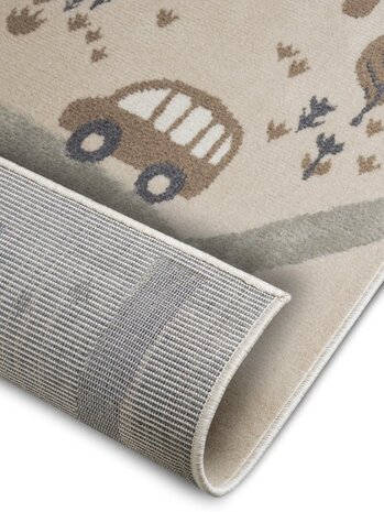Kinderteppich - Adventures Zoo Braun/grau Kinderteppich - Adventures Zoo Braun/grau