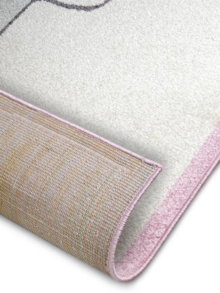 Kinderteppich - Adventures Bouncy Rosa Kinderteppich - Adventures Bouncy Rosa