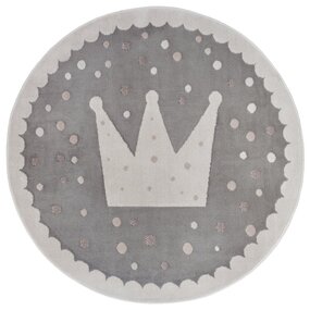 Kinderteppich - Adventures Crown Grau/braun Kinderteppich - Adventures Crown Grau/braun