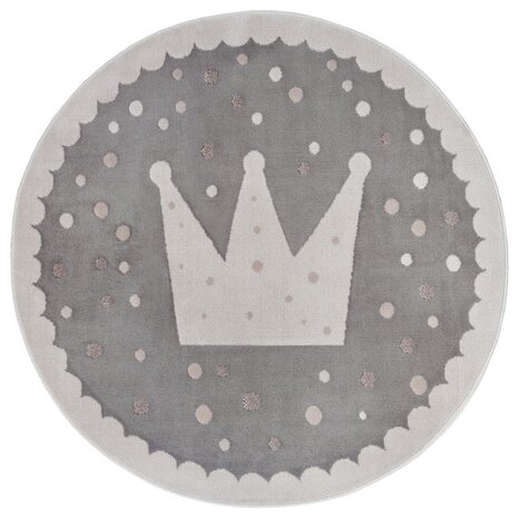 Kinderteppich - Adventures Crown Grau/braun Kinderteppich - Adventures Crown Grau/braun