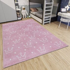 Kinderteppich - Adventures Crown Rosa Kinderteppich - Adventures Crown Rosa