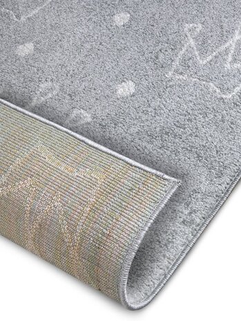 Kinderteppich - Adventures Crown Grau Kinderteppich - Adventures Crown Grau