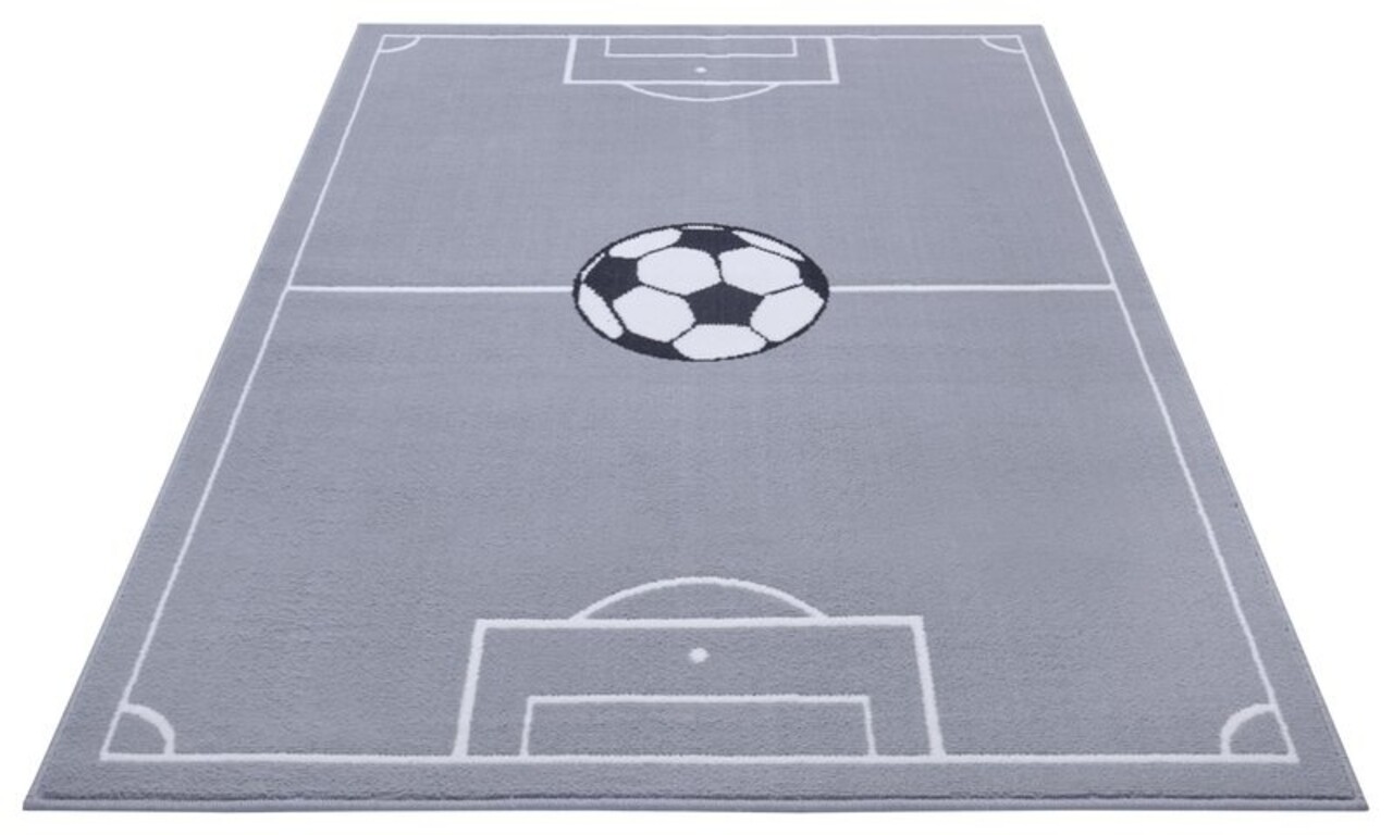 Kinderteppich - Football Field Grau Kinderteppich - Football Field Grau