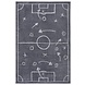 Kinderteppich - Adventures Football Field Grau Kinderteppich - Adventures Football Field Grau