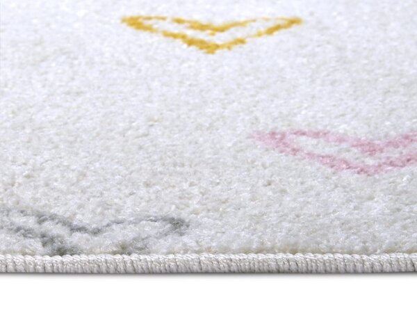 Kinderteppich - Adventures Hearts Creme/multi Kinderteppich - Adventures Hearts Creme/multi