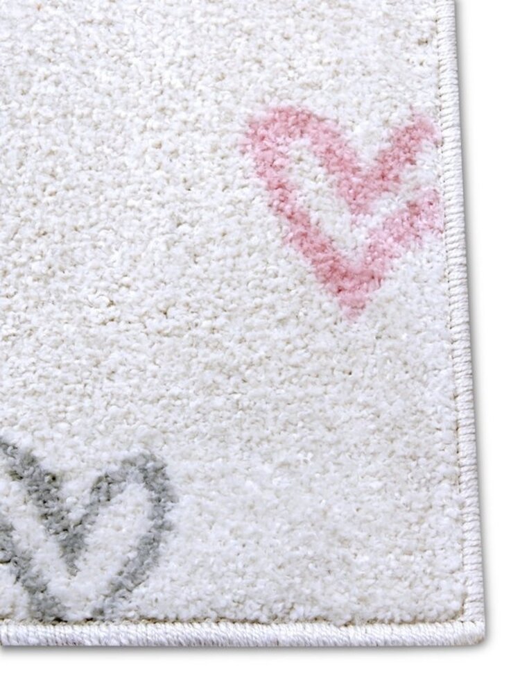 Kinderteppich - Adventures Hearts Creme/multi Kinderteppich - Adventures Hearts Creme/multi