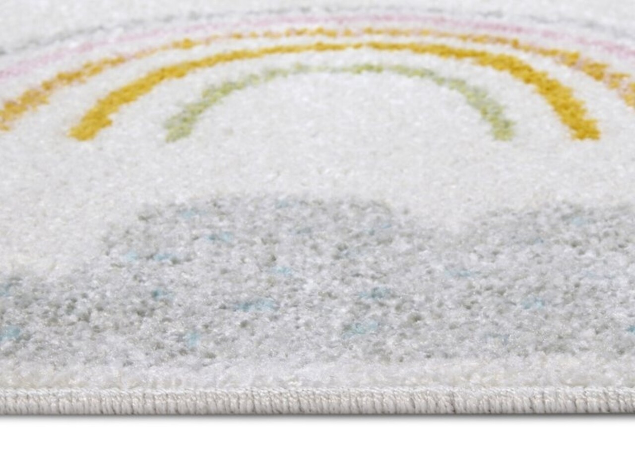 Kinderteppich - Abenteuer Regenbogen Und Wolken Creme/multicolour Kinderteppich - Abenteuer Regenbogen Und Wolken Creme/multicolour