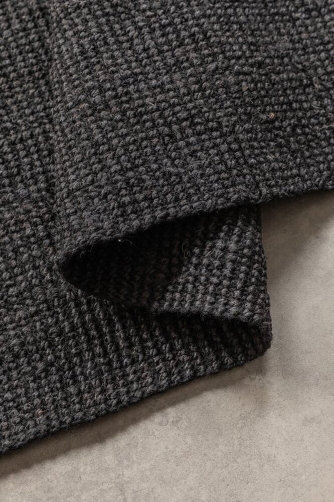 Jute Teppich - Bouclé Jaipur Schwarz