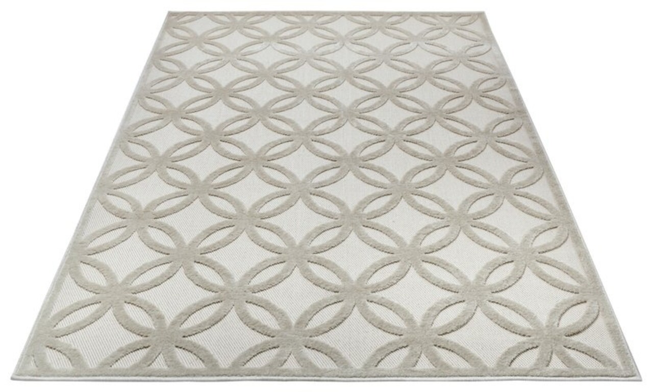 Modern Teppich - Circle Creme/beige