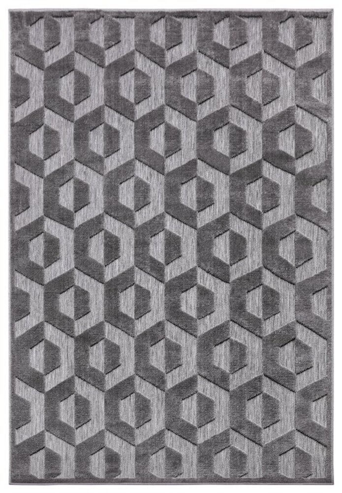 Modern Teppich - Hexa Grau Modern Teppich - Hexa Grau