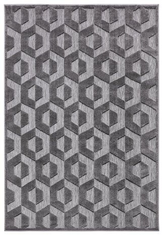 Modern Teppich - Hexa Grau Modern Teppich - Hexa Grau