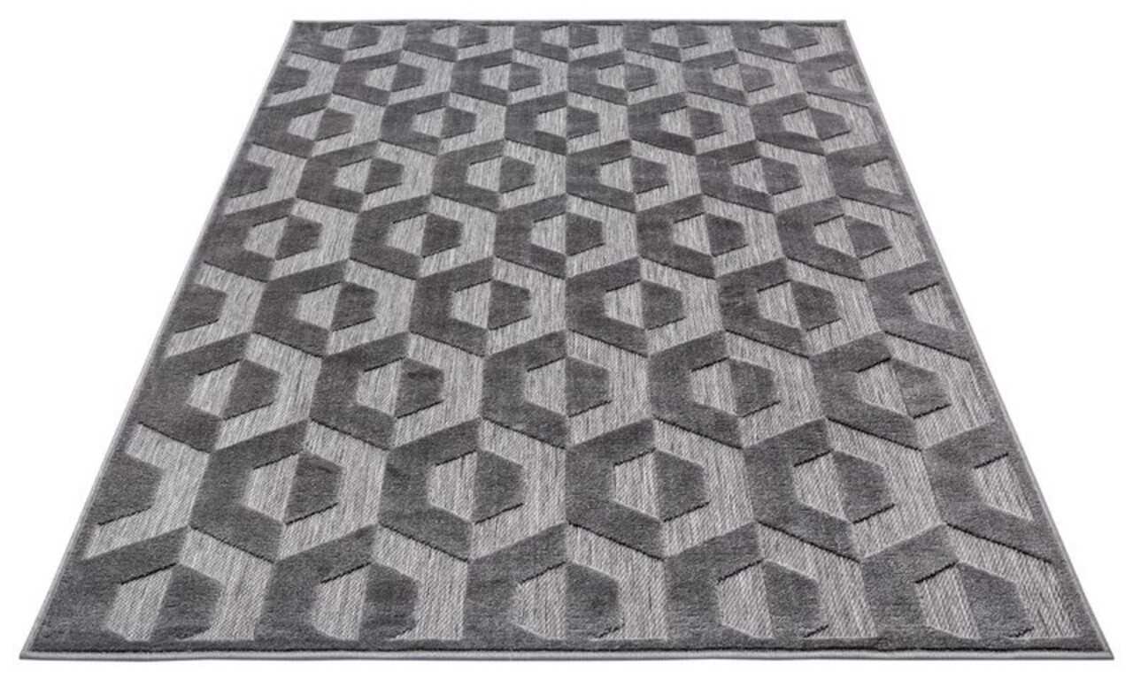 Modern Teppich - Hexa Grau Modern Teppich - Hexa Grau