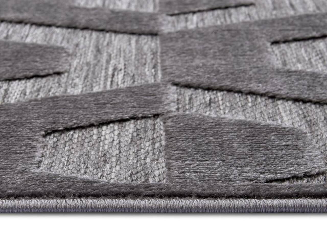 Modern Teppich - Hexa Grau Modern Teppich - Hexa Grau