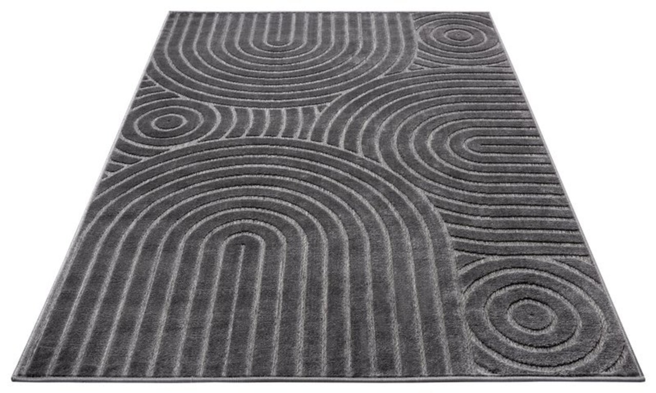 Modern Teppich - Iconic Wavy Japandi Grau