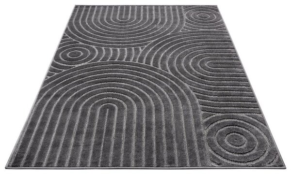 Modern Teppich - Iconic Wavy Japandi Grau