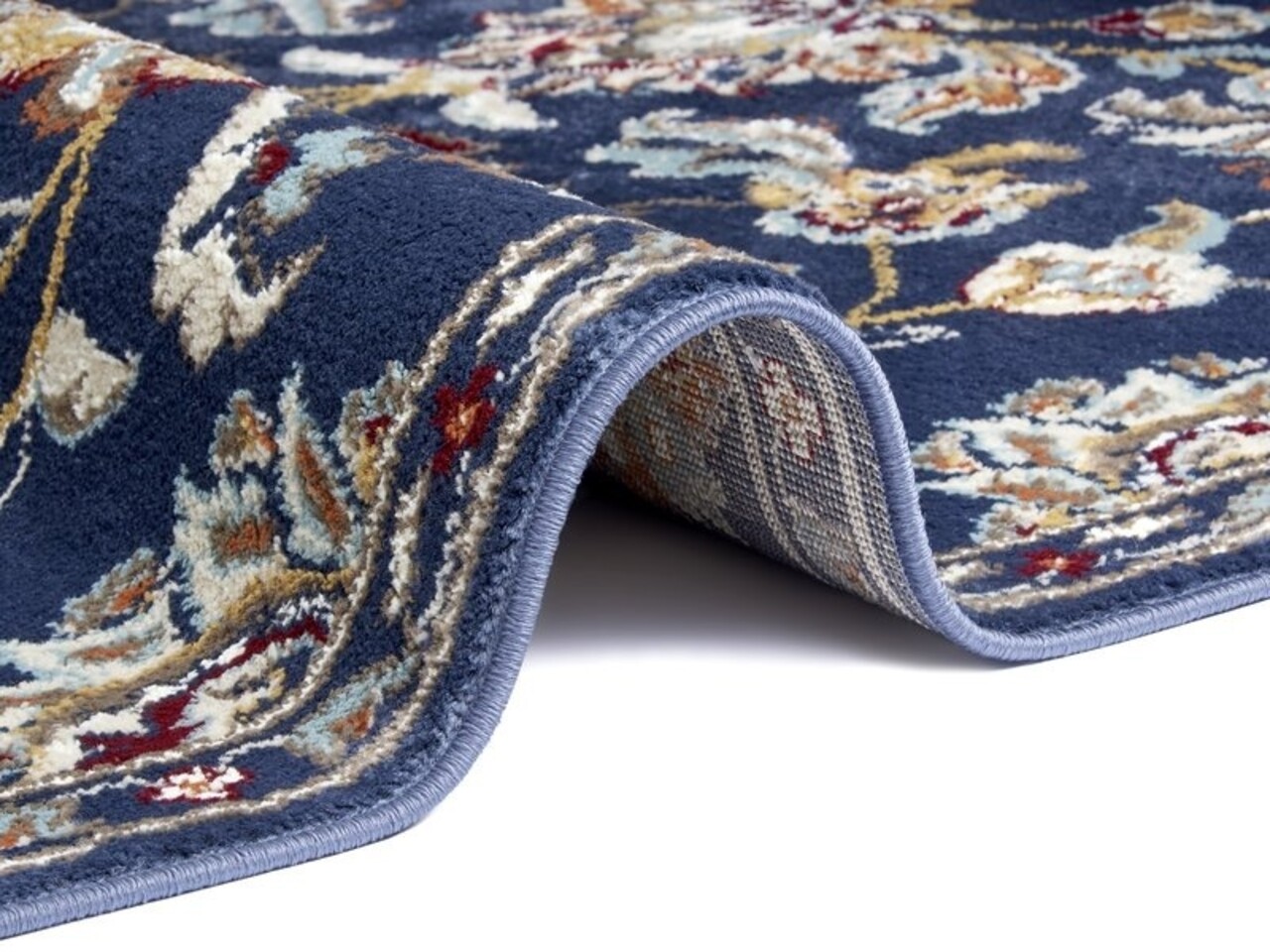 Klassischer Teppich - Caracci Blau / Multi Klassischer Teppich - Caracci Blau / Multi