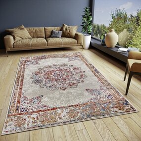 Vintage Teppich - Maderno Creme Bunt Vintage Teppich - Maderno Creme Bunt
