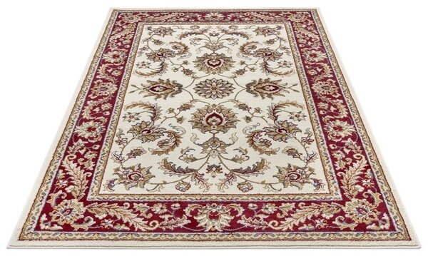 Klassischer Teppich - Reni Creme/rot Klassischer Teppich - Reni Creme/rot