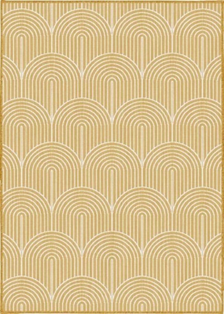 Teppiche In & Outdoor Wendeteppich - Pangli Japandi Gelb Teppiche In & Outdoor Wendeteppich - Pangli Japandi Gelb