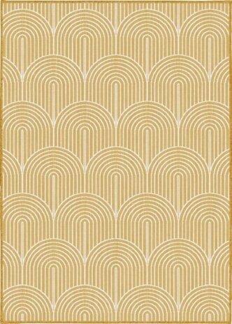 Teppiche In & Outdoor Wendeteppich - Pangli Japandi Gelb Teppiche In & Outdoor Wendeteppich - Pangli Japandi Gelb