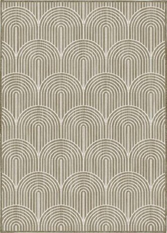 In & Outdoor Reversibel - Pangli Japandi Taupe In & Outdoor Reversibel - Pangli Japandi Taupe