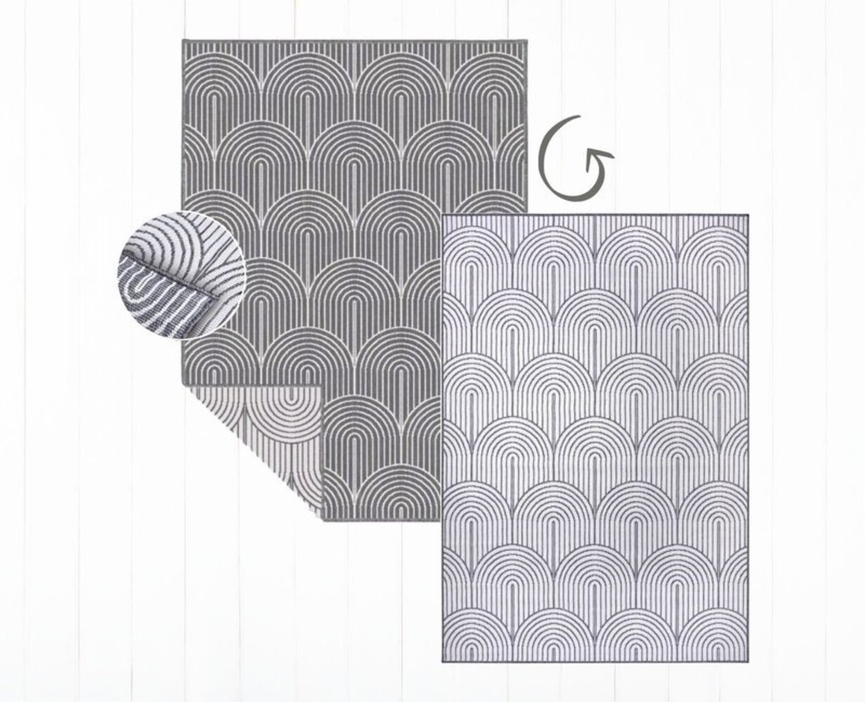 Teppiche In & Outdoor Reversible - Pangli Japandi Grau Teppiche In & Outdoor Reversible - Pangli Japandi Grau