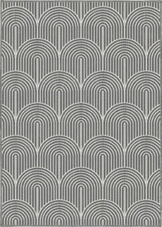 Teppiche In & Outdoor Reversible - Pangli Japandi Grau Teppiche In & Outdoor Reversible - Pangli Japandi Grau