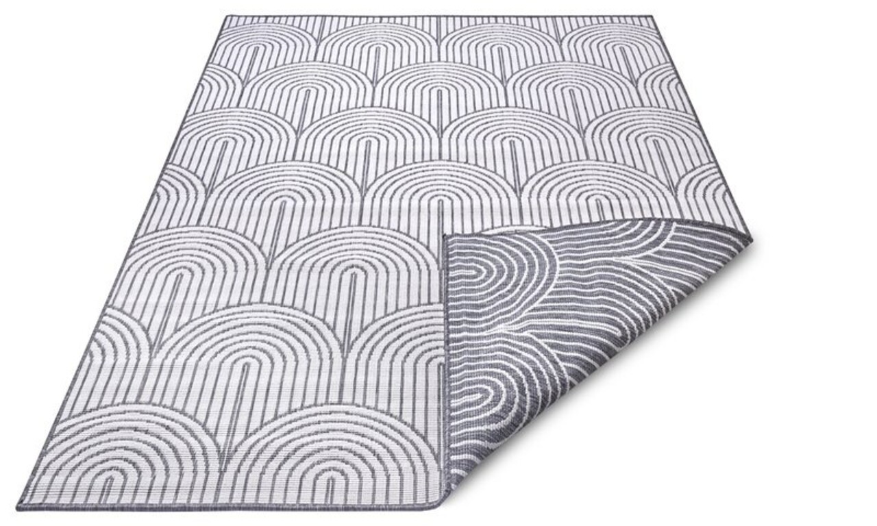 Teppiche In & Outdoor Reversible - Pangli Japandi Grau Teppiche In & Outdoor Reversible - Pangli Japandi Grau