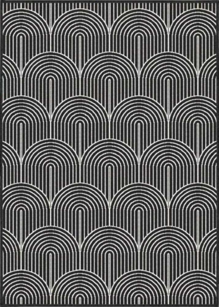 In & Outdoor Reversible - Pangli Japandi Schwarz In & Outdoor Reversible - Pangli Japandi Schwarz