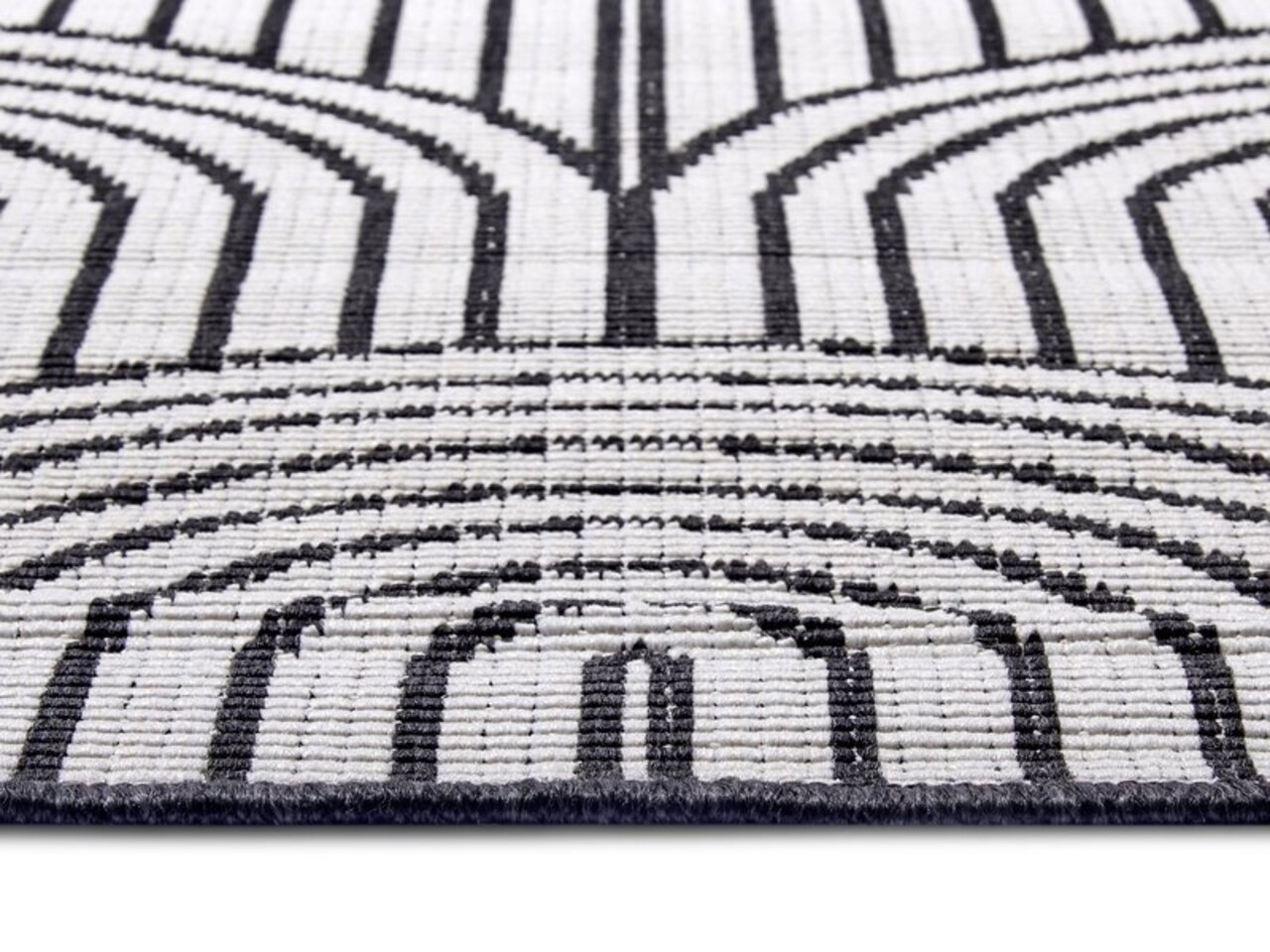 In & Outdoor Reversible - Pangli Japandi Schwarz In & Outdoor Reversible - Pangli Japandi Schwarz