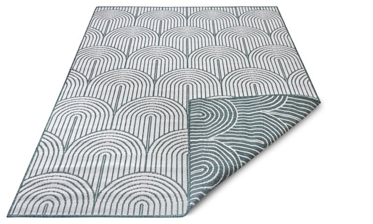 Teppiche In & Outdoor Wendeteppich - Pangli Japandi Grün Teppiche In & Outdoor Wendeteppich - Pangli Japandi Grün