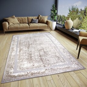 Vintage -Teppich - Shine Abstract Grau/beige Vintage -Teppich - Shine Abstract Grau/beige