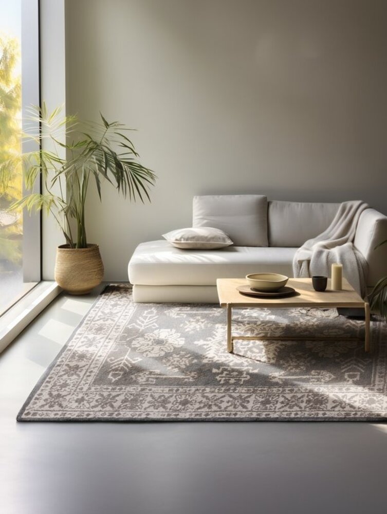 Vintage -Teppich - Flaire Grau/braun Vintage -Teppich - Flaire Grau/braun