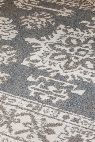 Vintage -Teppich - Flaire Grau/braun Vintage -Teppich - Flaire Grau/braun