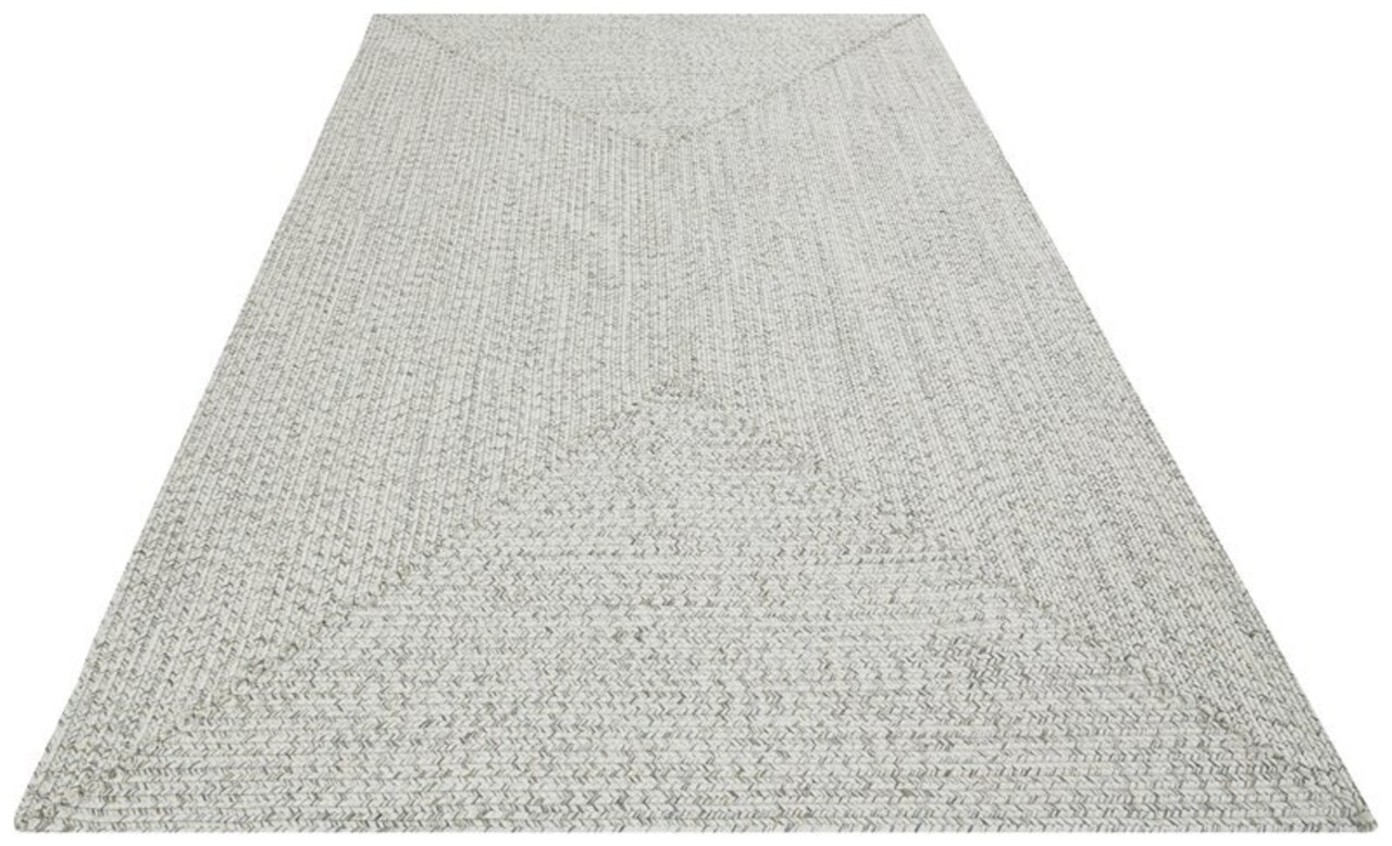 Teppich In & Outdoor - Trenzado Weiß/grau Teppich In & Outdoor - Trenzado Weiß/grau