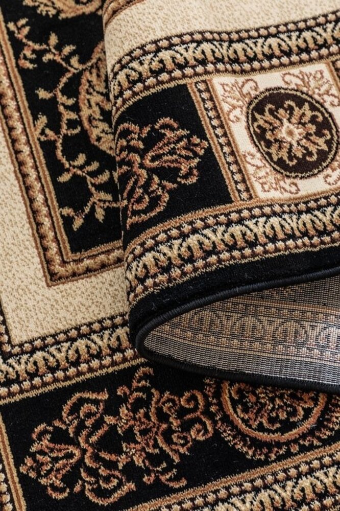 Klassischer Teppich - Herat Guzara Schwarz Klassischer Teppich - Herat Guzara Schwarz
